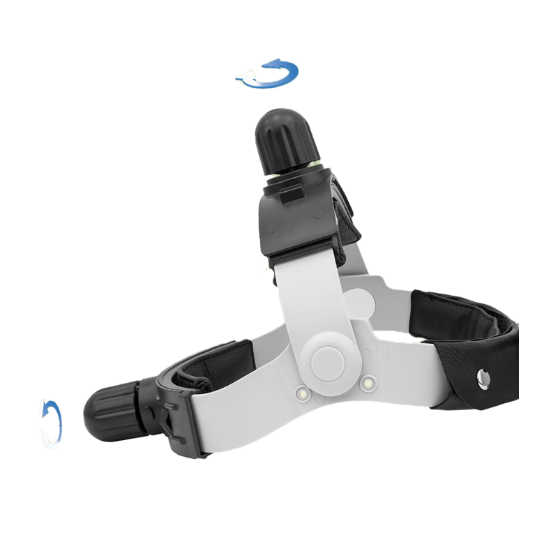 Loupe chirurgicale ZUMAX SLH montée sur la tête 6.0X 460mm et phare sans fil HL8200