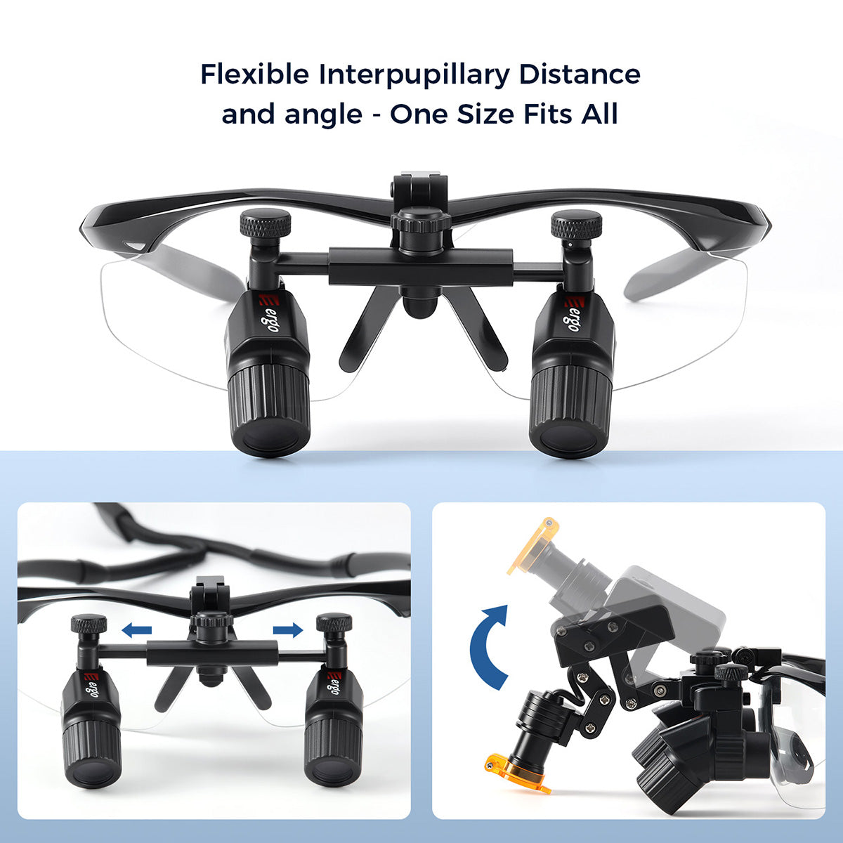 Loupes 4-6X binoculaires dentaires 48 ° Loupes dentaires spondylose cervicale Médicale et Dentaire