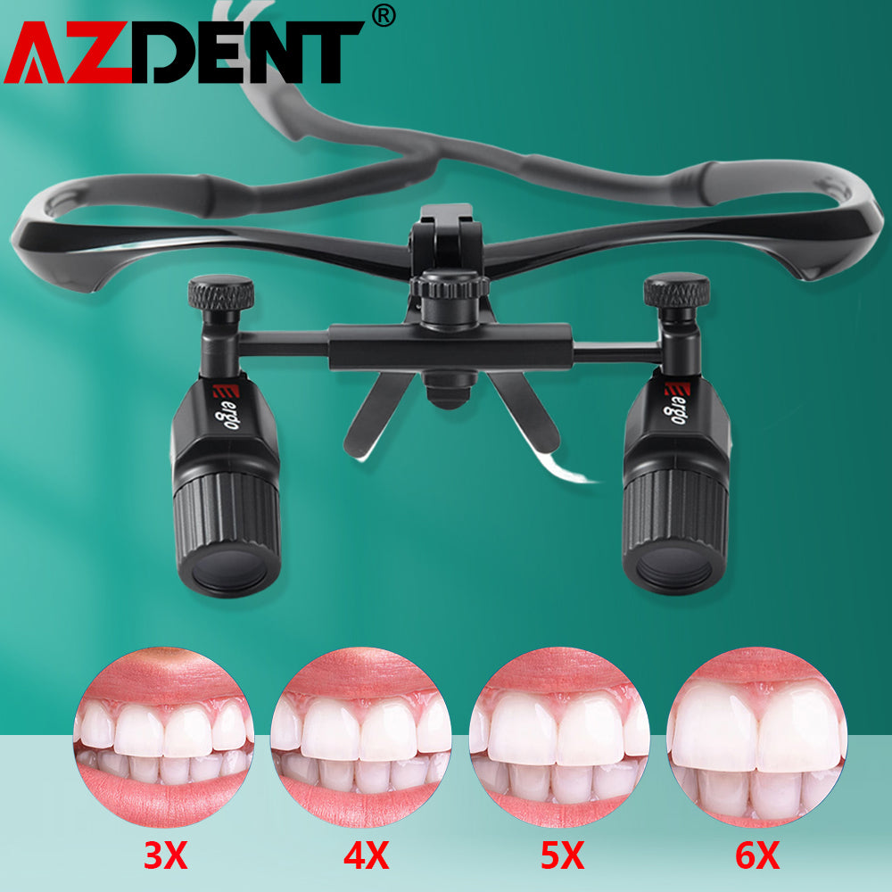 Loupes 4-6X binoculaires dentaires 48 ° Loupes dentaires spondylose cervicale Médicale et Dentaire