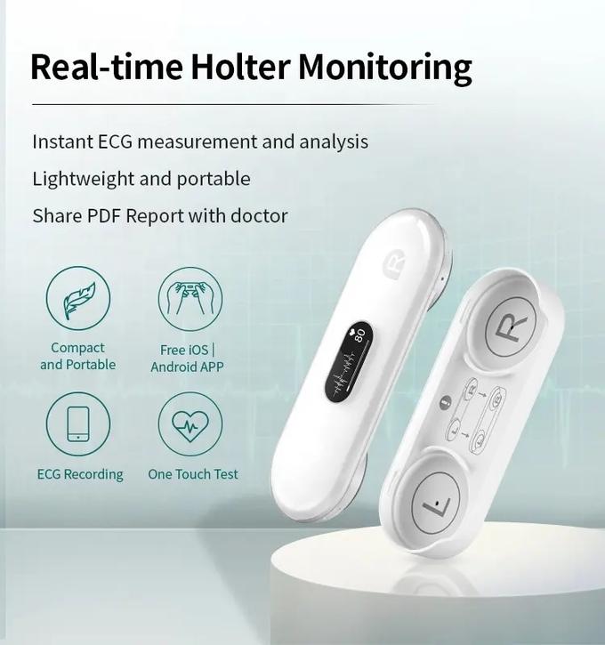 Moniteur de fréquence ECG portable dynamique cardiaque DuoEK S , Bluetooth