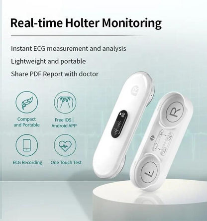Moniteur de fréquence ECG portable dynamique cardiaque DuoEK S , Bluetooth